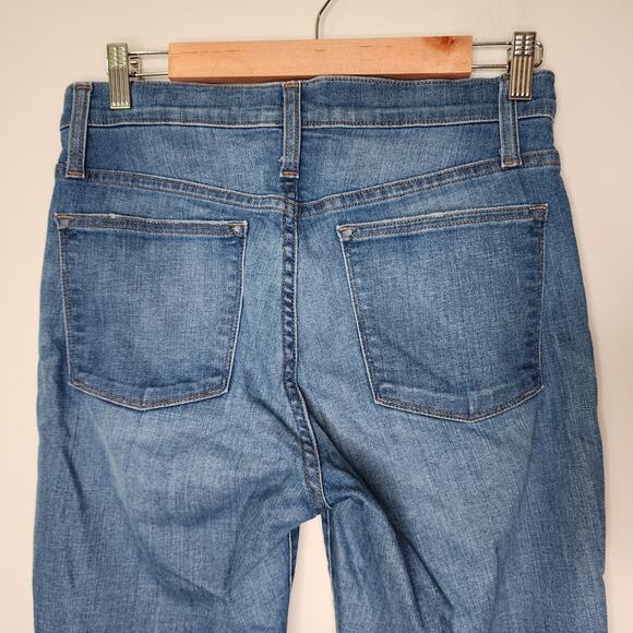 J. Crew 9" High Rise Toothpick Skinny Jeans Neil Wash 28 - Picture 5 of 10